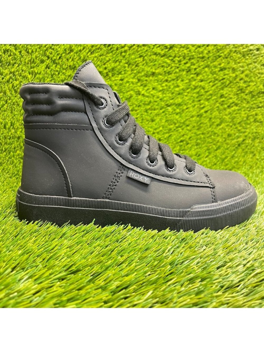Roxy At Work Rae Hi Womens Size 8D Black Leather Composite Toe Safety Work Shoes